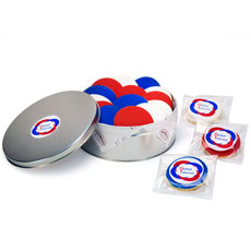 LTICD10 - Custom Logo Tin – 10 Iced Cookies 
